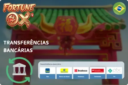 Fortune Ox Saque Transferência Bancária